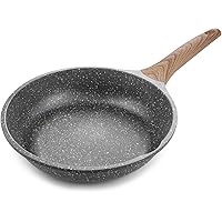 Caannasweis Nonstick Pan, Nonstick Stone Frying Pan, Best Nonstick Omelette Skillet with Soft Touch Handle, Induction…