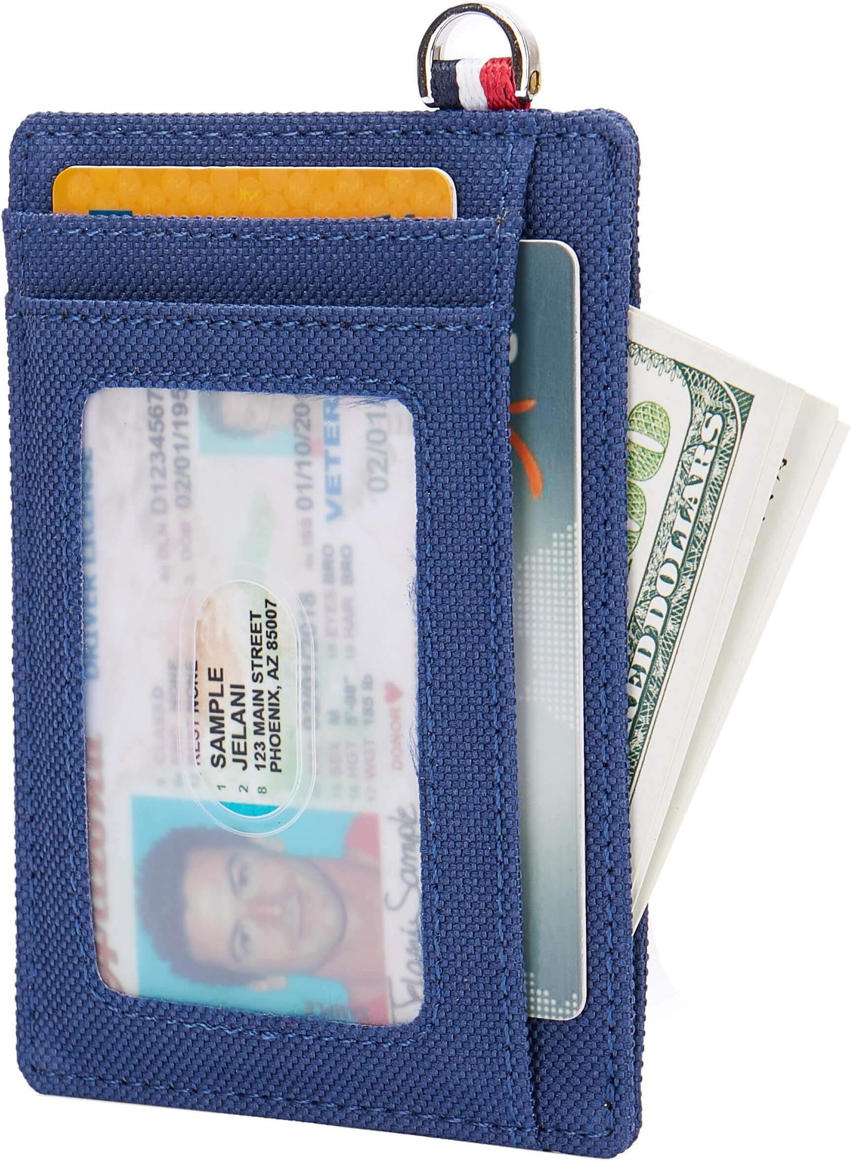 Small RFID Blocking Minimalist Credit Card Holder Pocket Slim Wallets for Men Women