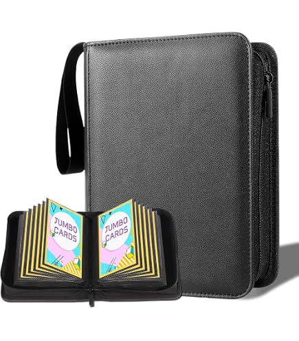 oversize card binder big card binder pokemon D DACCKIT Binder Compatible with Pokemon Jumbo Cards, Holds 80 Jumbo Cards,