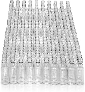 Mini Bottles- Mini Liquor bottles -Mini Plastic Bottles - (210) PACK - Little Empty Alcohol Shot Nips-Mini Plastic Bottle With Caps-Empty Airplane Liquor Bottles-(210 PACK) - Plastic Mini Bottles
