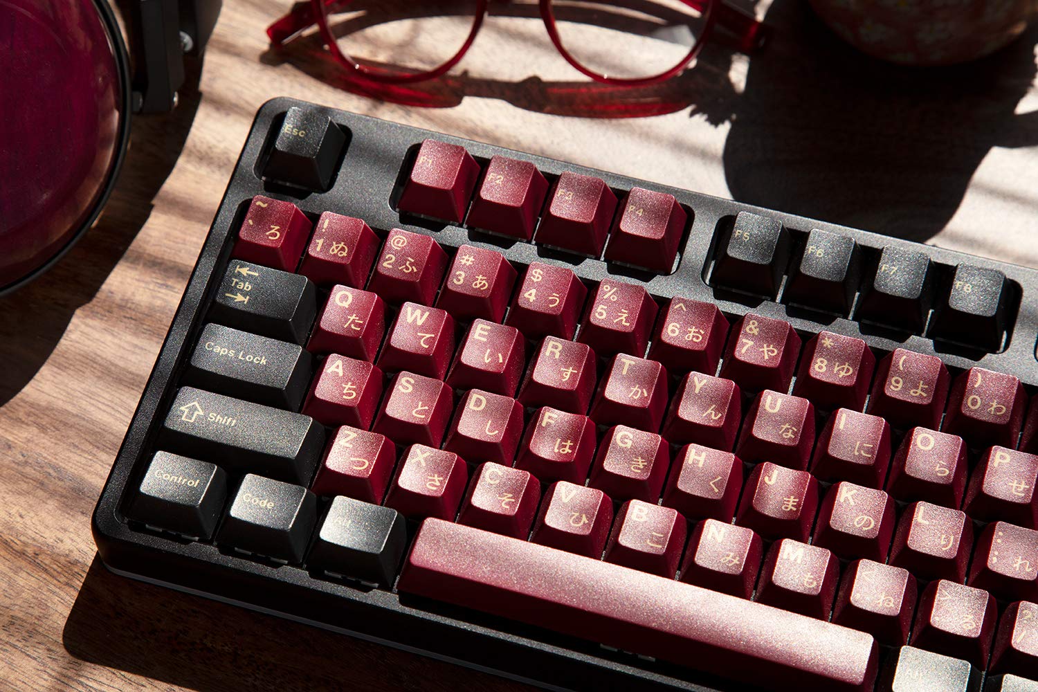 DROP + Redsuns GMK Red Samurai Keycap Set for Tenkeyless Keyboards - Compatible with Cherry MX Switches and Clones (TKL 96-Key Kit)