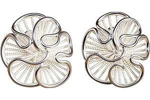 Aretes de Plata para Mujer 925 Flores Niña Pendientes Stud Joyería Plateados Regalos para Mama