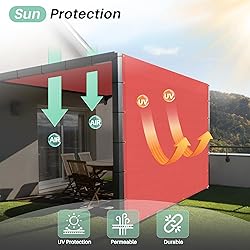 SunnyRoyal 17'x27' Sun Shade Sail Straight Edge