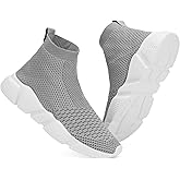 Casbeam Men's Running Knit Comfortable Lightweight Breathable Casual Sports Shoes Fashion Sneakers Slip-On Walking Shoes