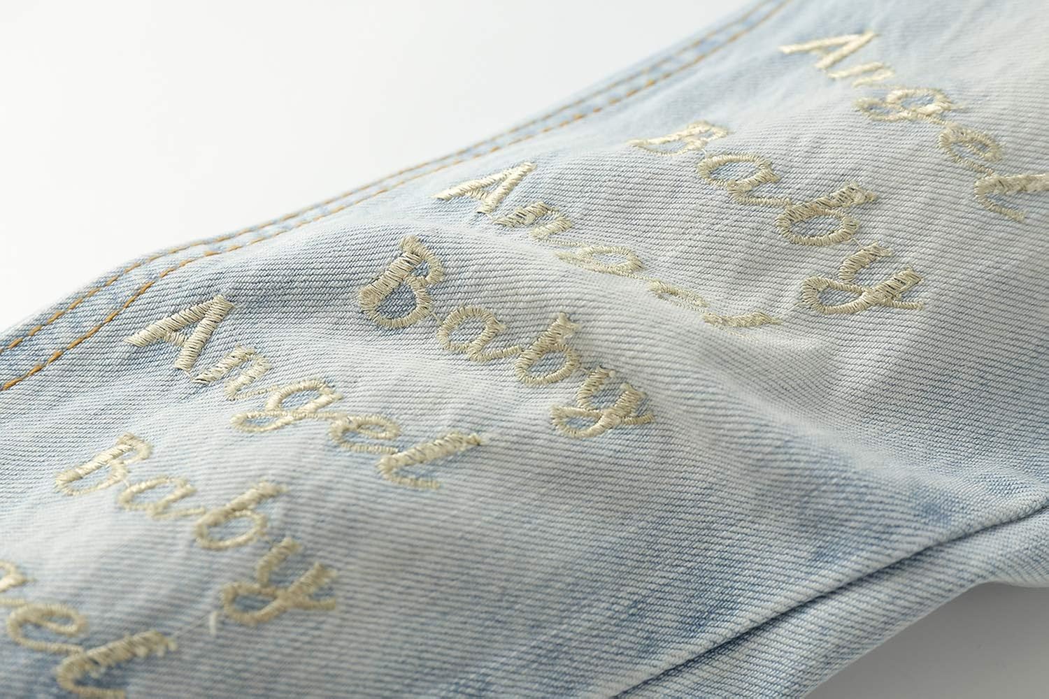 Kidscool Baby Little Kids Ripped Holes Stone Washed Soft Slim Jeans: Clothing