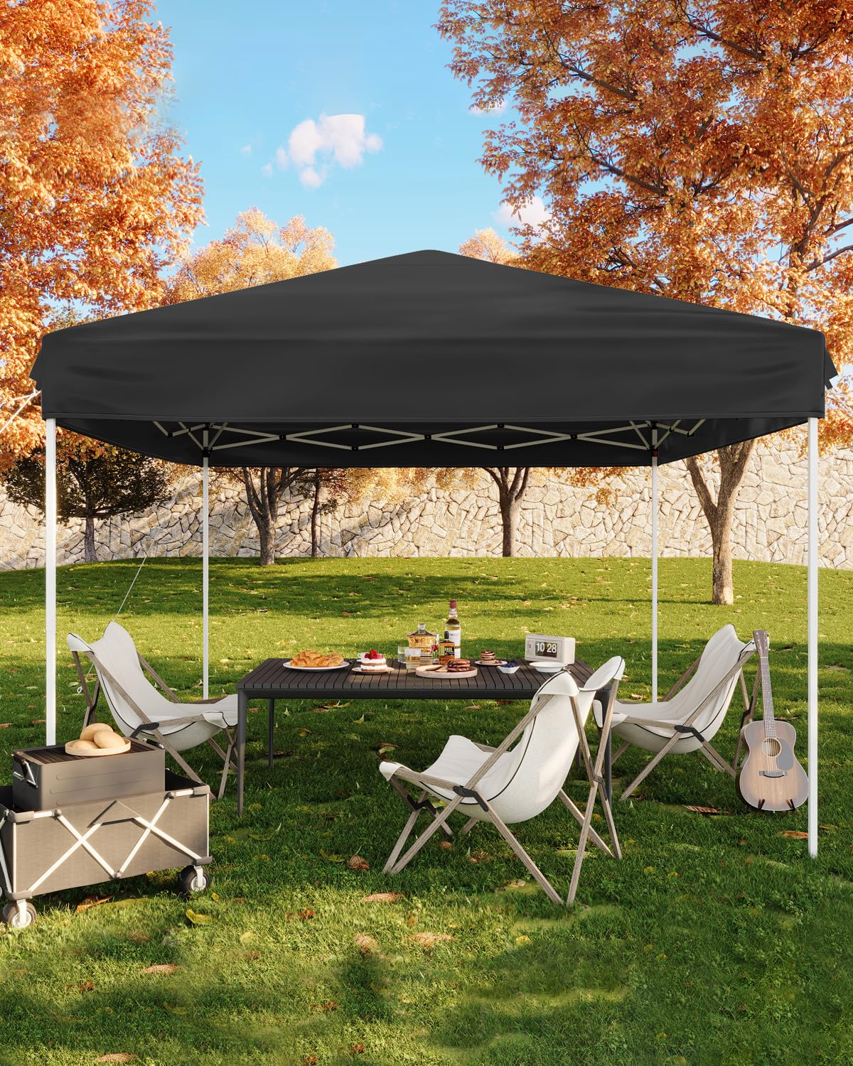10x10 Pop Up Canopy Tent, Outdoor Tent with 3