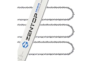 ZENTOP 18 Inch Chainsaw Bar and Chains, .050'' Gauge .325" Pitch 72DL Fits Husqvarna 435, 440, 545, 345, 350, 51, 55 Rancher, and 550XP