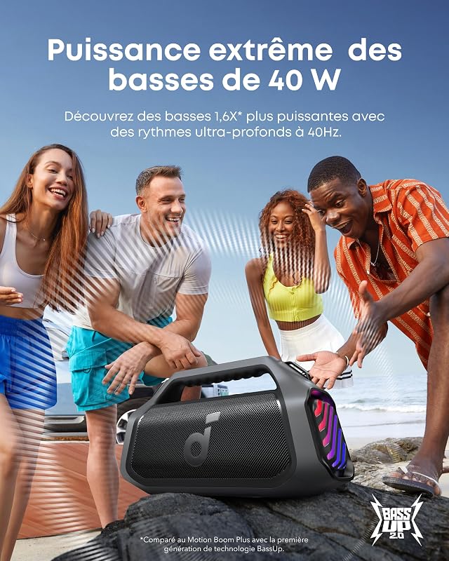 par Anker Boom 2 Plus Enceinte Bluetooth