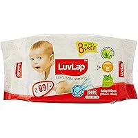 LuvLap Baby Wet Wipes 80's Pack of 1