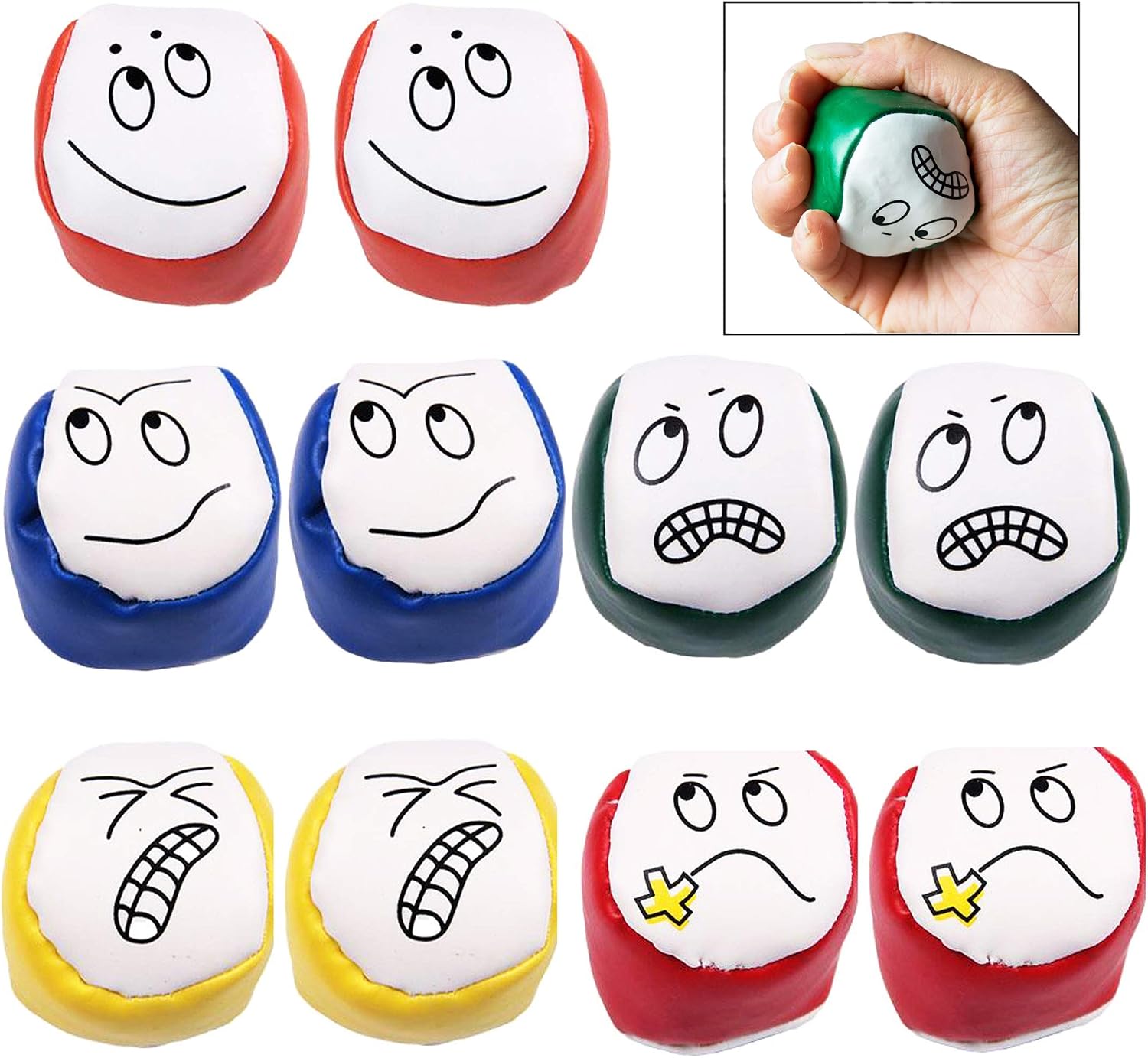 iwobi 10 Pcs Beginners Juggling Balls,Soft Easy Juggle Ball Kit Learn to Juggle Toy,Classic Juggle Balls Beanbags for Kids and Adults