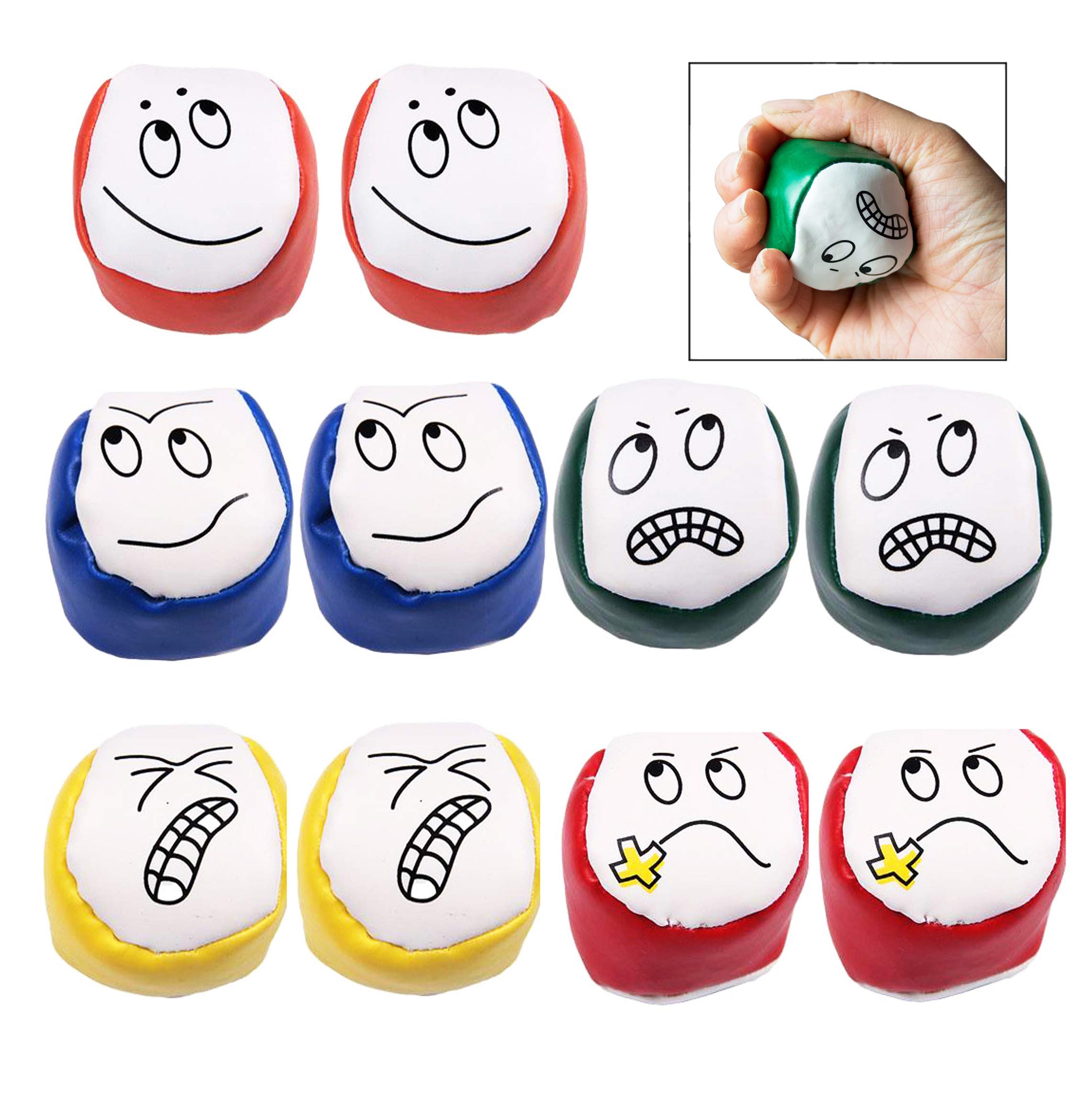 iwobi 10 Pcs Beginners Juggling Balls,Soft Easy Juggle Ball Kit Learn to Juggle Toy,Classic Juggle Balls Beanbags for Kids and Adults