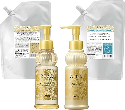 Amazon Kracie クラシエ Zira ジーラ クレンジング 洗顔セット 空容器各1本付 Kracie クラシエ 液体 クリーム 洗顔料 通販