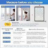 Coavas Window Privacy Film Frosted Brick Pattern 45x300cm view 9