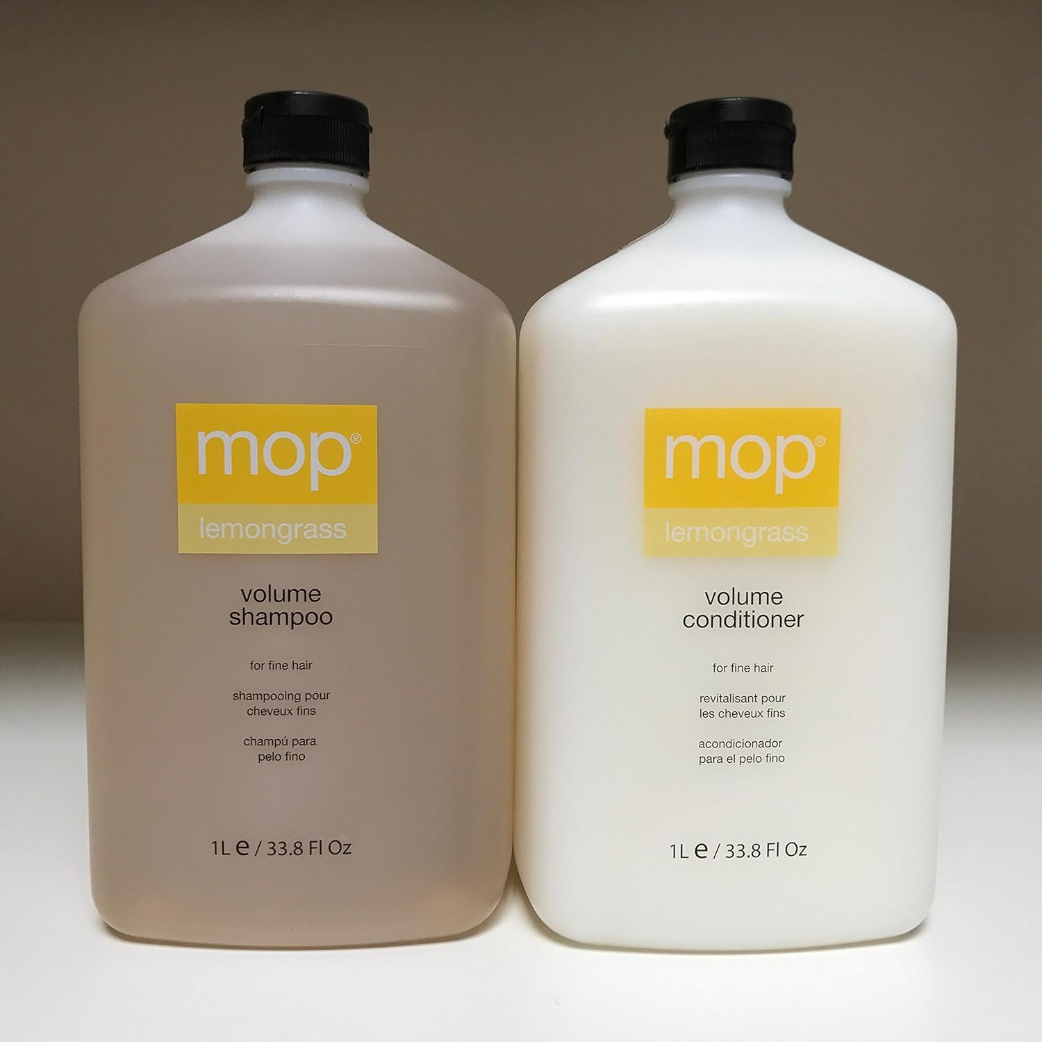 MOP Lemongrass Volume Shampoo and Conditioner Set Premium