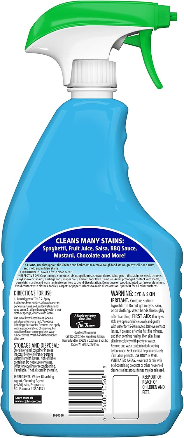 Fantastik All-Purpose Cleaner, With Bleach, 32 Fl Oz: Health & Personal Care