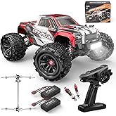 MEW4 1/16 4X4 RC Offroad Truck - RTR Durable Beginner RC Car, High Speed 38 Km/h, Remote Control Monster Truck with 2 1500 mAh Batteries,Gifts for Adult