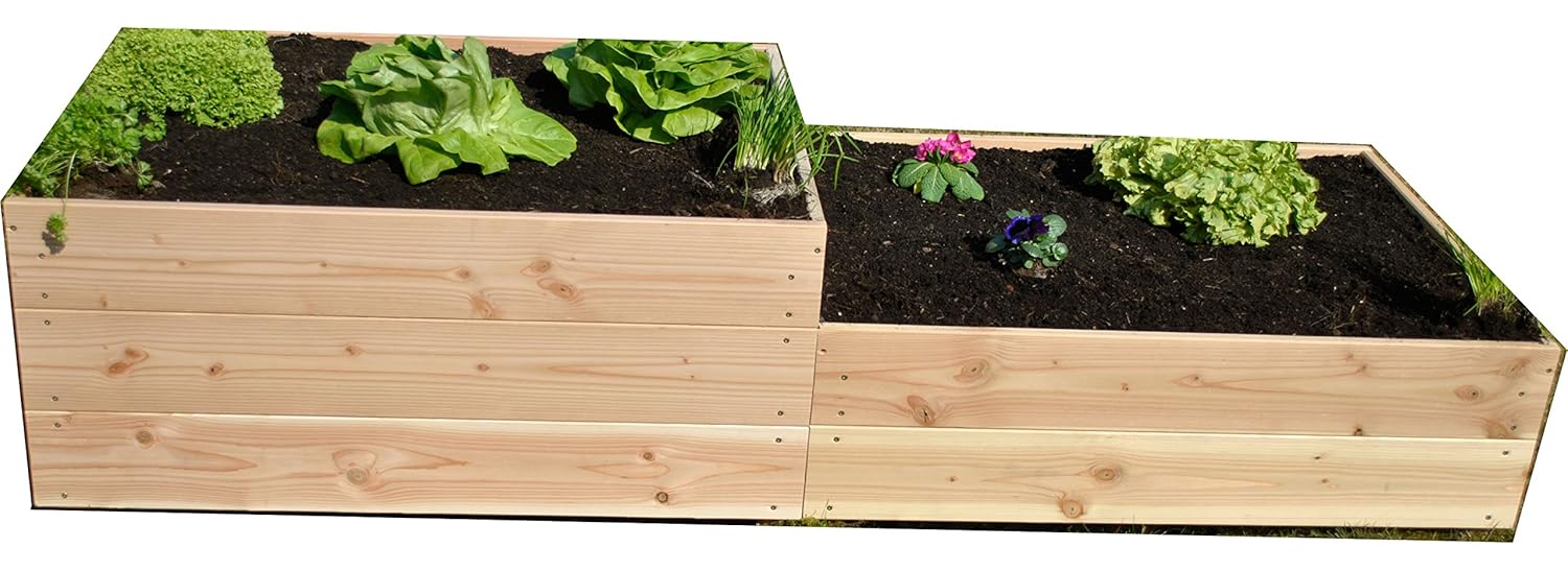 GrünerGarten Verde Jardín Premium Bio Módulo Sistema 3 + 2 Bancal ...