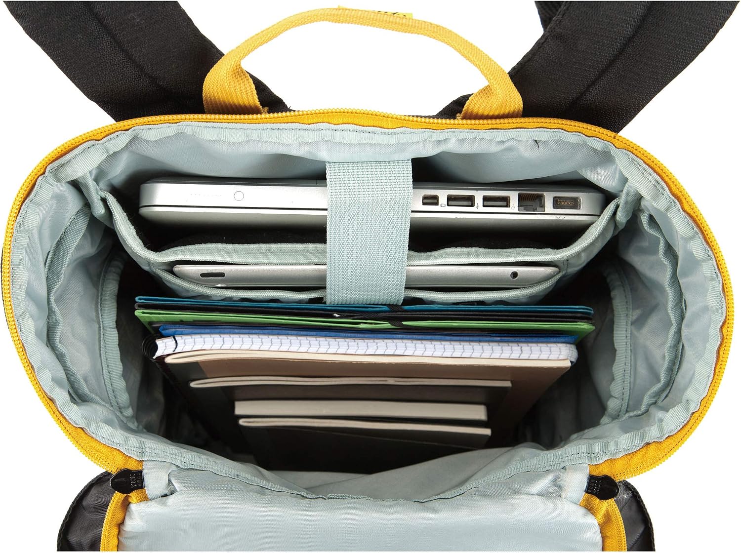 Daypacker Alltagsrucksack im Retro Look mit Gepolstertem Laptopfach, Schulrucksack, Wanderrucksack oder Streetpack - Image 5