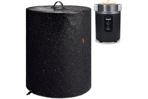 Fire Pit Cover for Ninja Fireside 360 Outdoor Heater & Fire Pit, Waterproof and Windproof Firepit Accessories, UV & Tear Resi