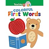 Colorful First Words - Silicone Touch and Feel Board Book - Sensory Board Book