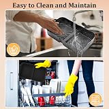 Exsivemy Silicone Air Fryer Liner for Ninja Foodi Flexdrawer 14pcs Set view 6