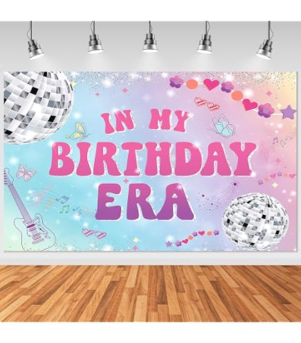 „In My Birthday Era“ Deko-Set – Cake Topper, Discokugeln & Mehr Für Die Perfekte Geburtstagsparty
