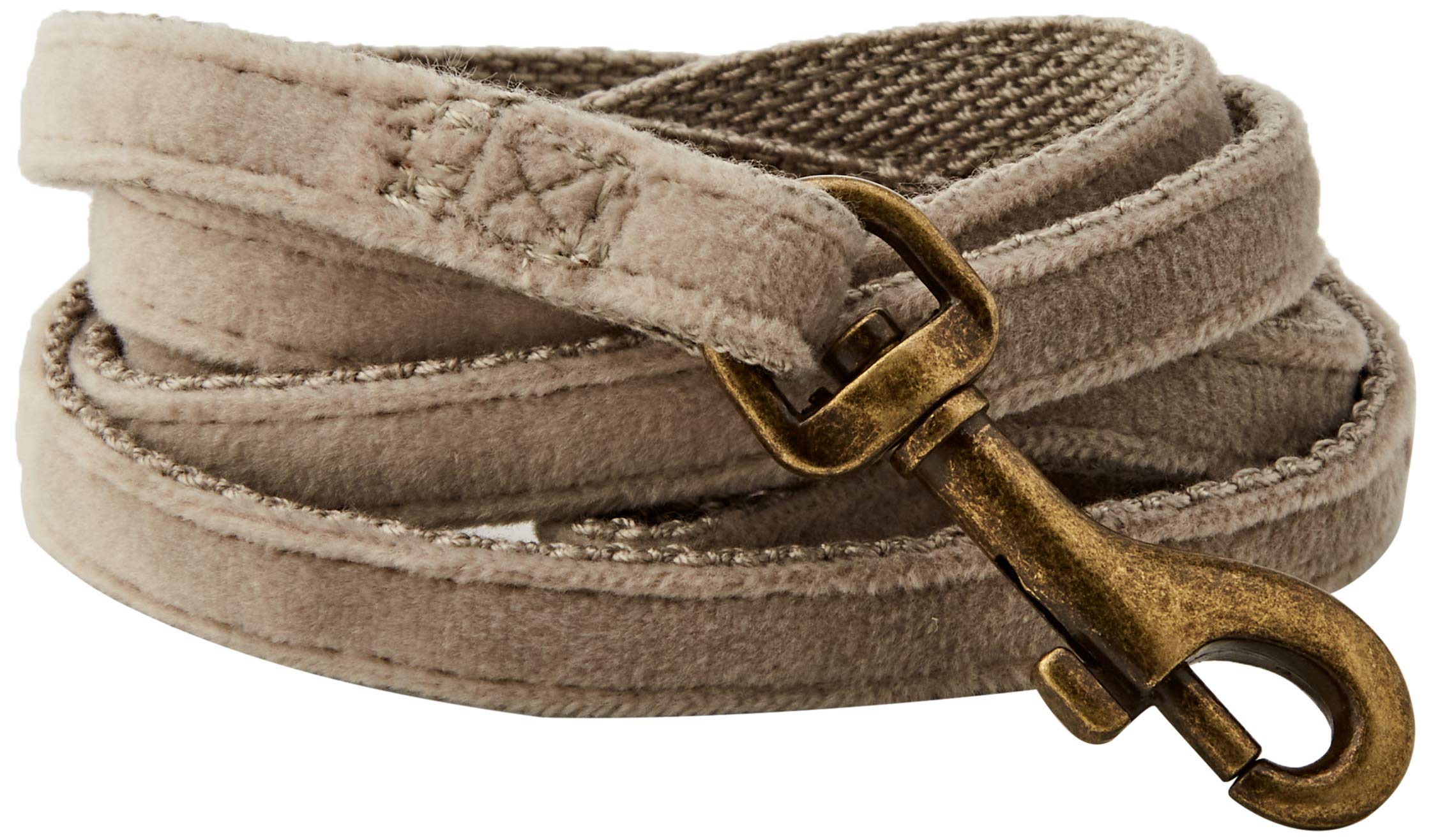 Beeztees K&Bz Velour Dog Leash, Grey, 120 x 10 mm, 2000 g