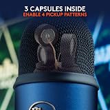 Logitech for Creators Blue Yeti USB Microphone condenser mic view 4