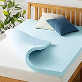 Best Price Mattress 3 Inch Ventilated Memory Foam Mattress Topper, Cooling Gel Infusion, CertiPUR-US Certified, Dorm Essentials, Twin XL