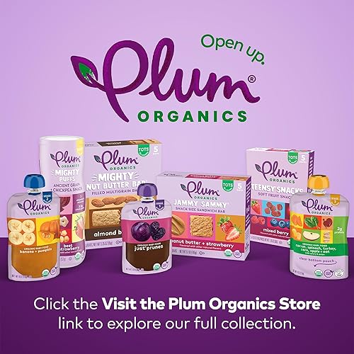 Plum Organics Stage 2, Organic Baby Food, Banana and Pumpkin,