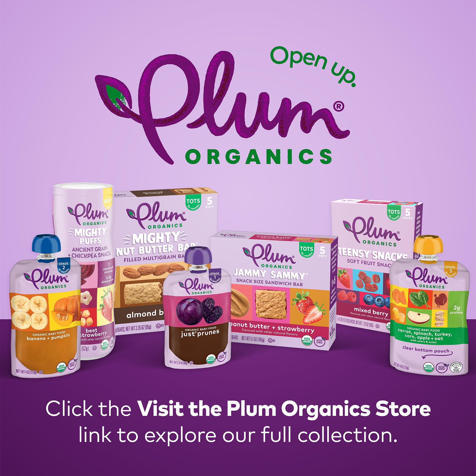 Plum Organics Mighty Morning Organic Toddler Food - Variety Pack - 4 oz Pouch (Pack of 8) - Organic Fruit and Vegetable Toddler Food Pouch