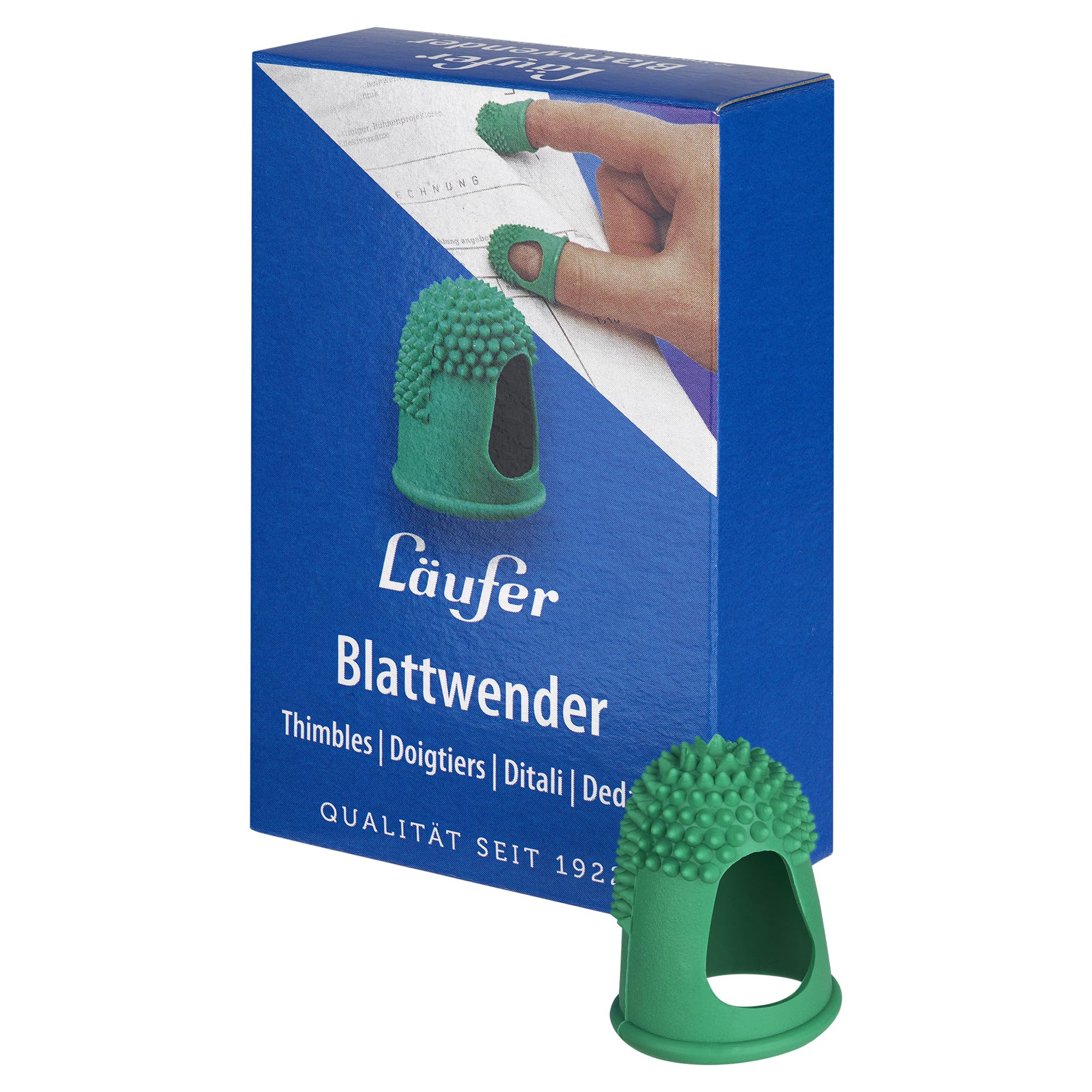 Thimbles Runner, Green, Box Size 4, Diameter of 19 mm Größe 4, Ø 19 mm Blau — image 1