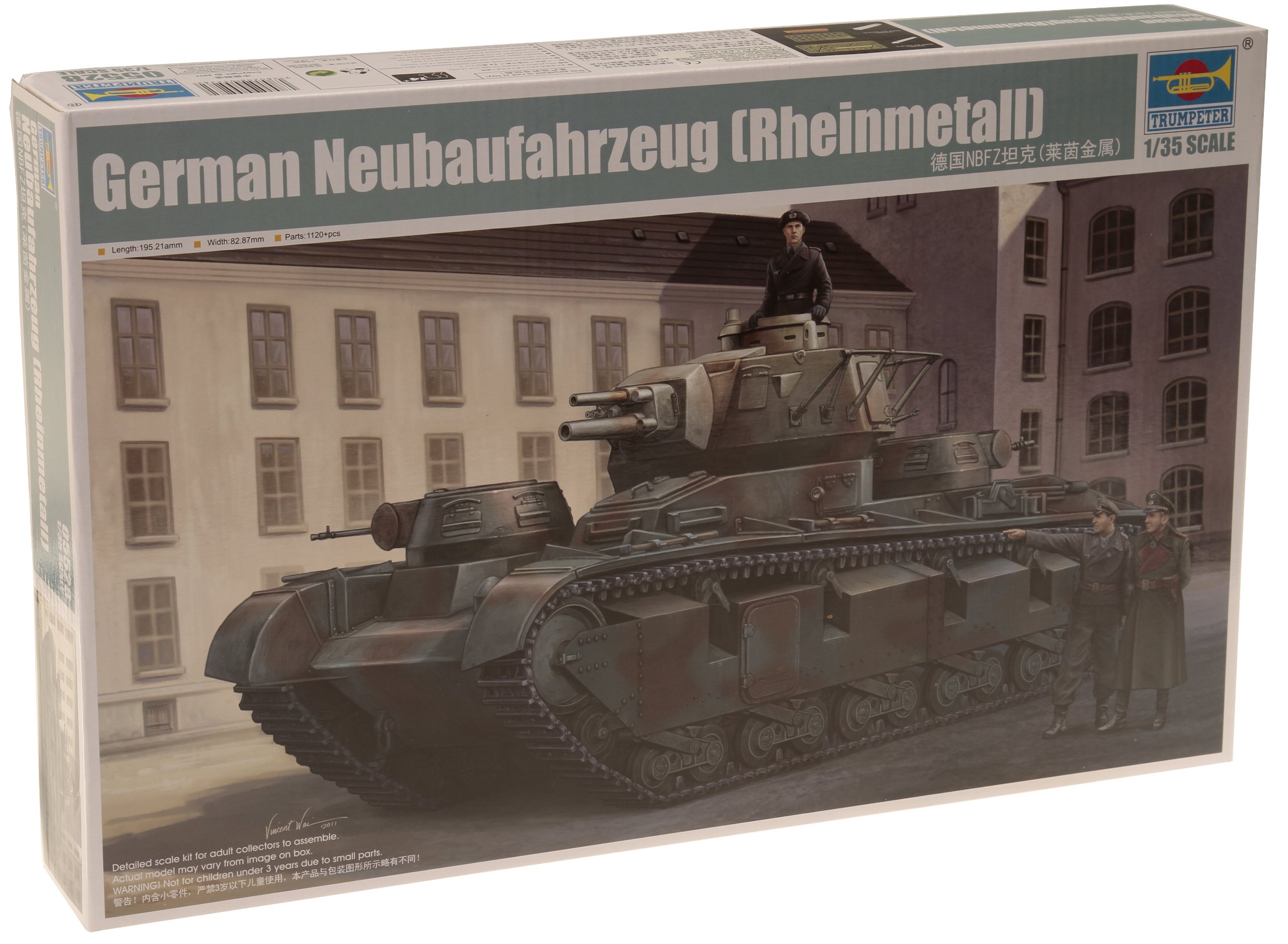 Trumpeter 1:35 - German Neubaufahrzeug Rheinmetall