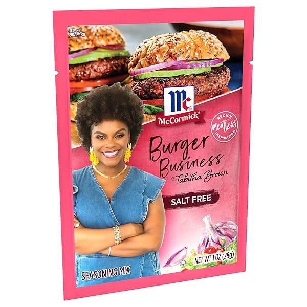 MCCORMICK BURGER BUSINESS SEASONING MIX BY TABITHA BROWN, 1 OZ