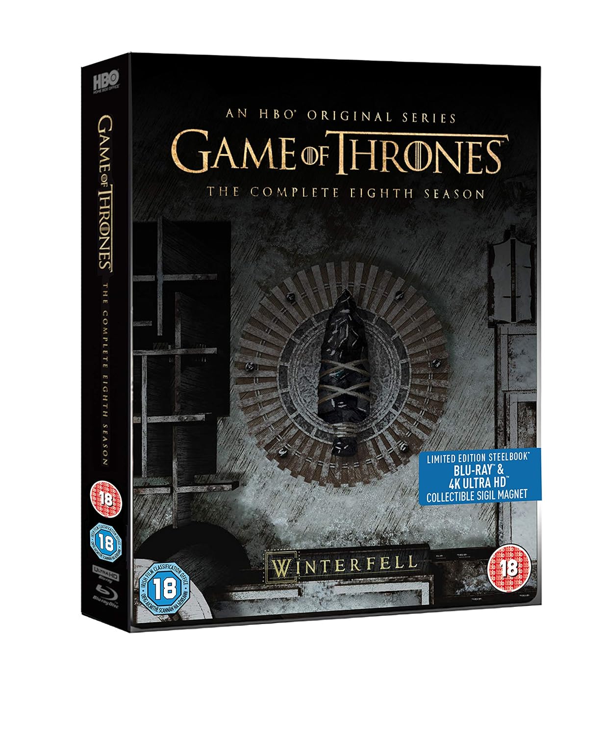 Amazon Com Game Of Thrones Season 8 Steelbook Blu Ray 2019