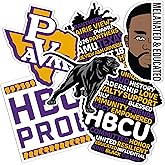 Desert Cactus Prairie View A&M University Sticker Panthers PVAMU Sticker Vinyl Decals Laptop Water Bottle Car Scrapbook (T2 HBCU-D)