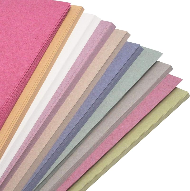 Be Creative A4 Recycled Sugar Paper Pastel Colours 50 Sheets 10 Assorted