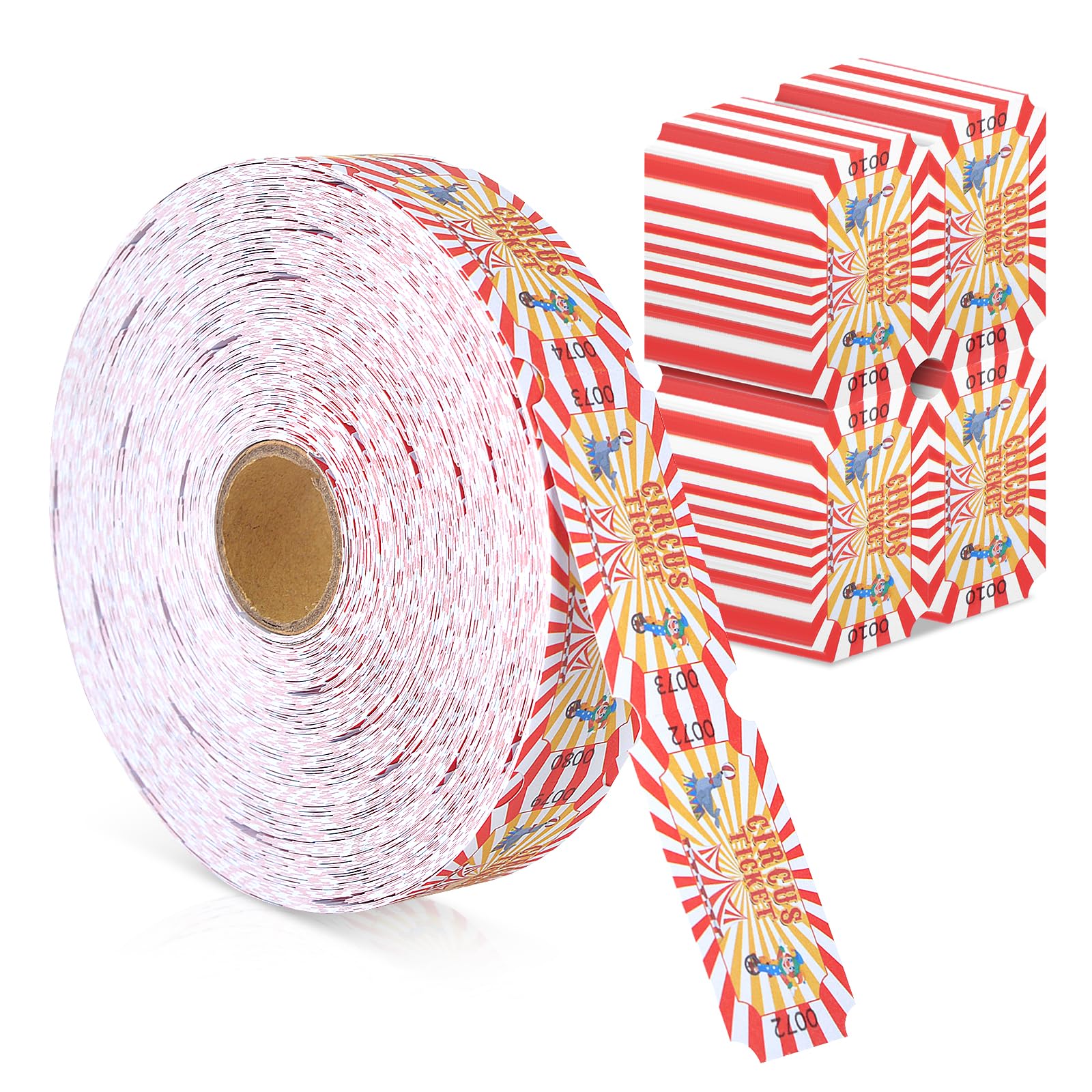 1000 Pieces Carnival Roll Tickets Raffle Tickets