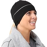 TrailHeads Women’s Winter Ponytail Beanie | Performance Running Hat | Reflective Power Beanie
