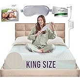 Earth Grounding Sheets King Size with 12% Silver Fiber & 4% Silk & 84% Cotton - Beige - Quality Certified Grounded Well Bed S