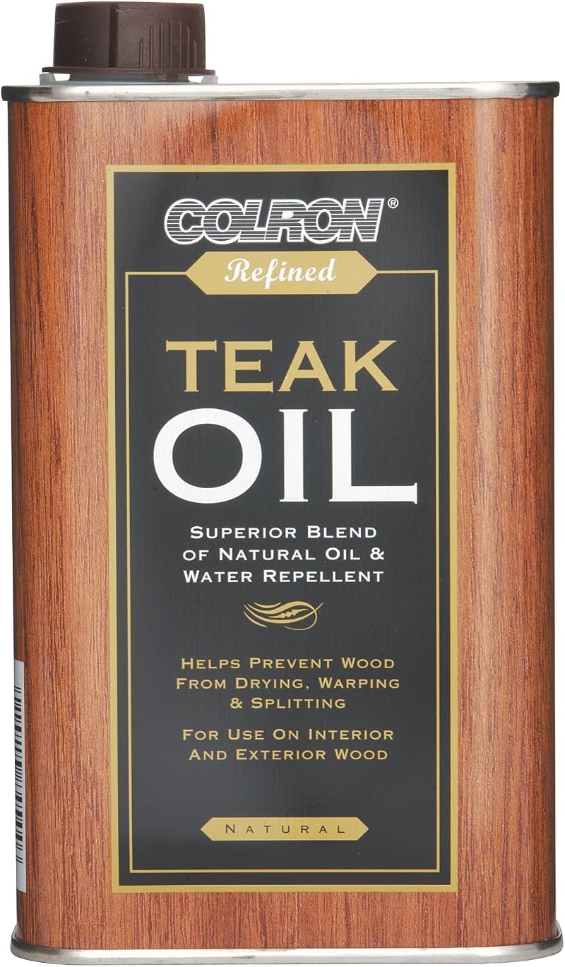 Ronseal CRTO 500ml Colron Refined Teak Oil for Wood Interior Exterior
