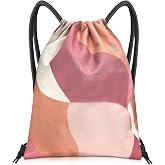 BHAHB Drawstring Backpack Draw String Bag Sports Gym Bags Waterproof Cute Aesthetic Sackpack for Unisex Women Sports Beach Travel(13