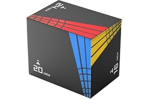 XDDIAS 65/35/22LB Heavier Foam Plyometric Box Jumps for Home Gym,Firm Soft Plyo Box,30”x24”x20”-24”x20”x16”-20"x16"x14" Foam Plyometric Box,440lb Weight Capacity Jump Box Gym for Workout Training