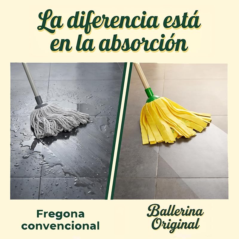 Fregona Amarilla Original | Desde 1986 | Rosca Universal