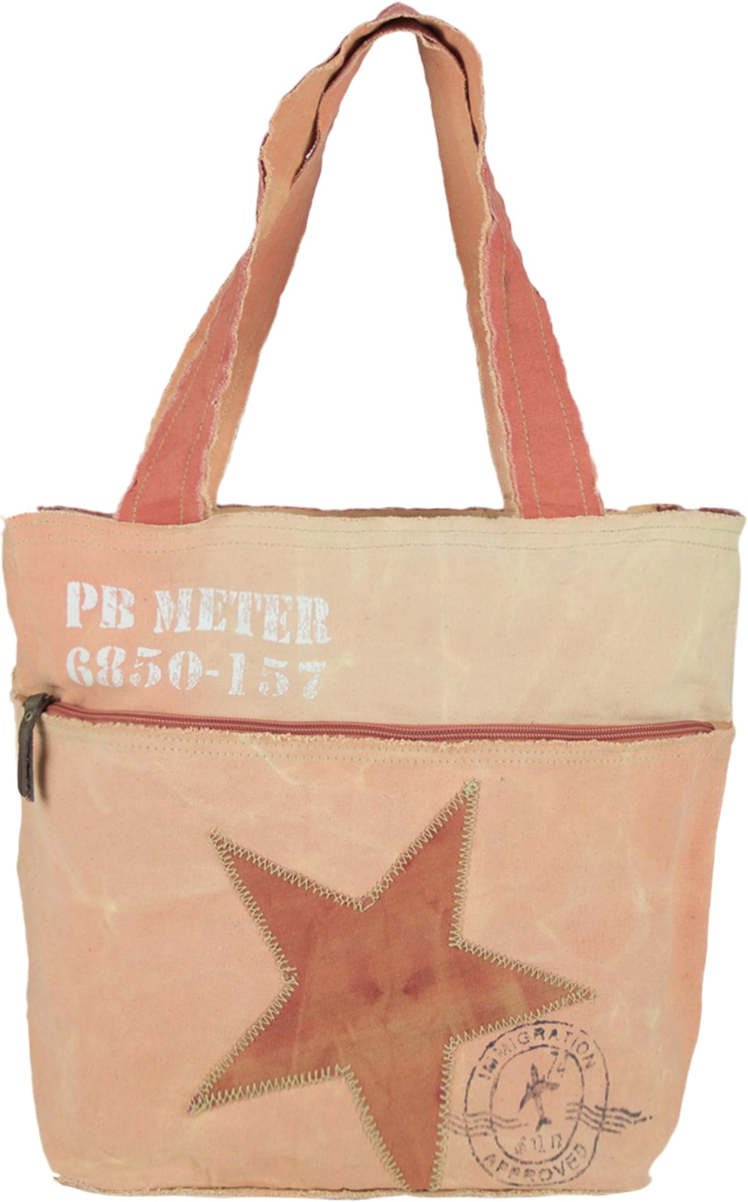 Sunsa Women's Vintage Bag Shopper Shoulder Bag Handbag made of Canvas 51875