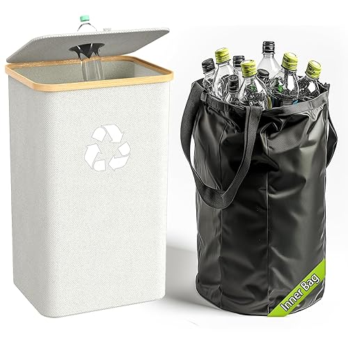 Pakusane Recycling Bin for Kitchen Indoor Home, Large 26 Gallon