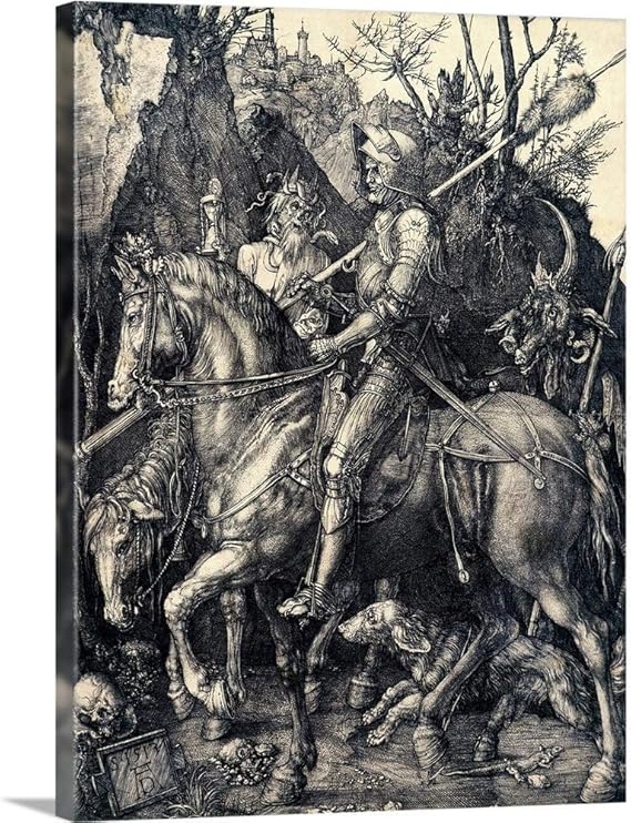 Knight, Death and The Devil, 15131514" Canvas Wall Art