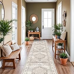 Washable Hallway Extra Long Runners: 3x20 Non-Slip