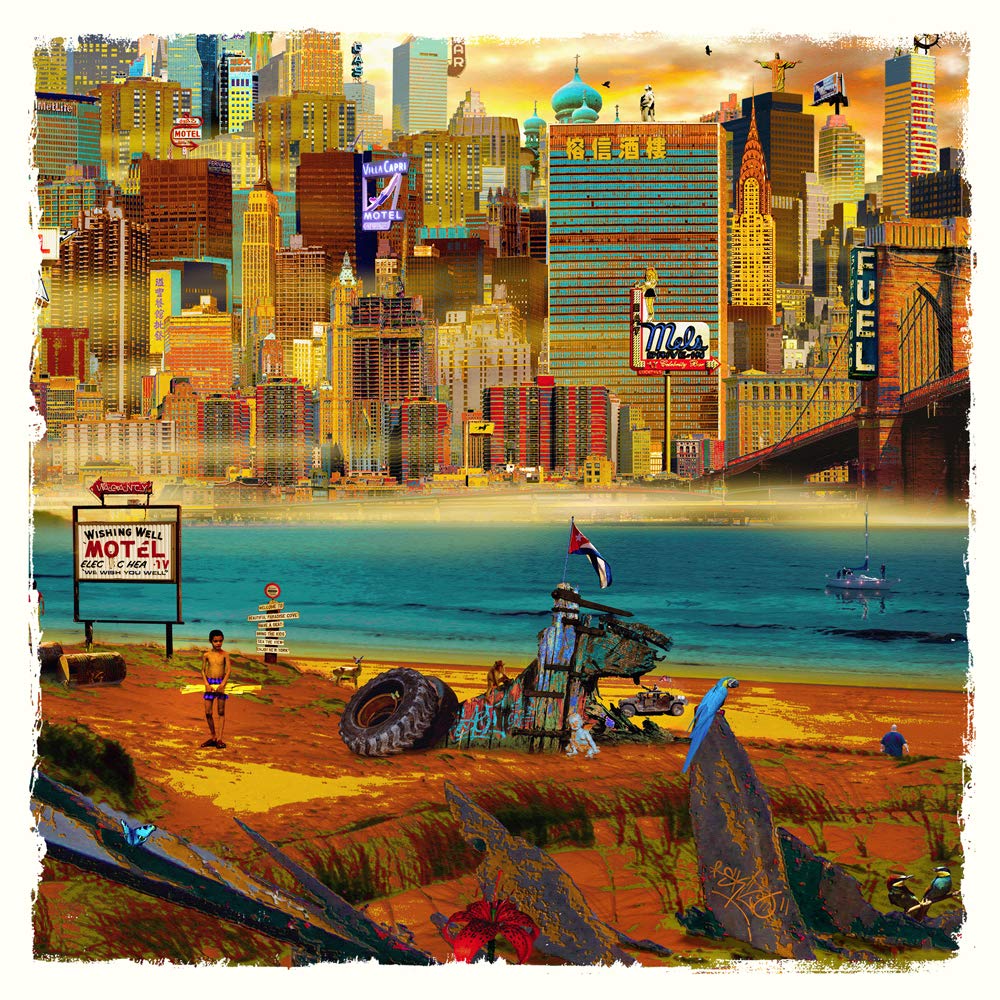 International Graphics - Finished Picture - Yves, KRIEF - ''Fantastic Day''- 30 x 30 cm - Direct printing on acrylic glass