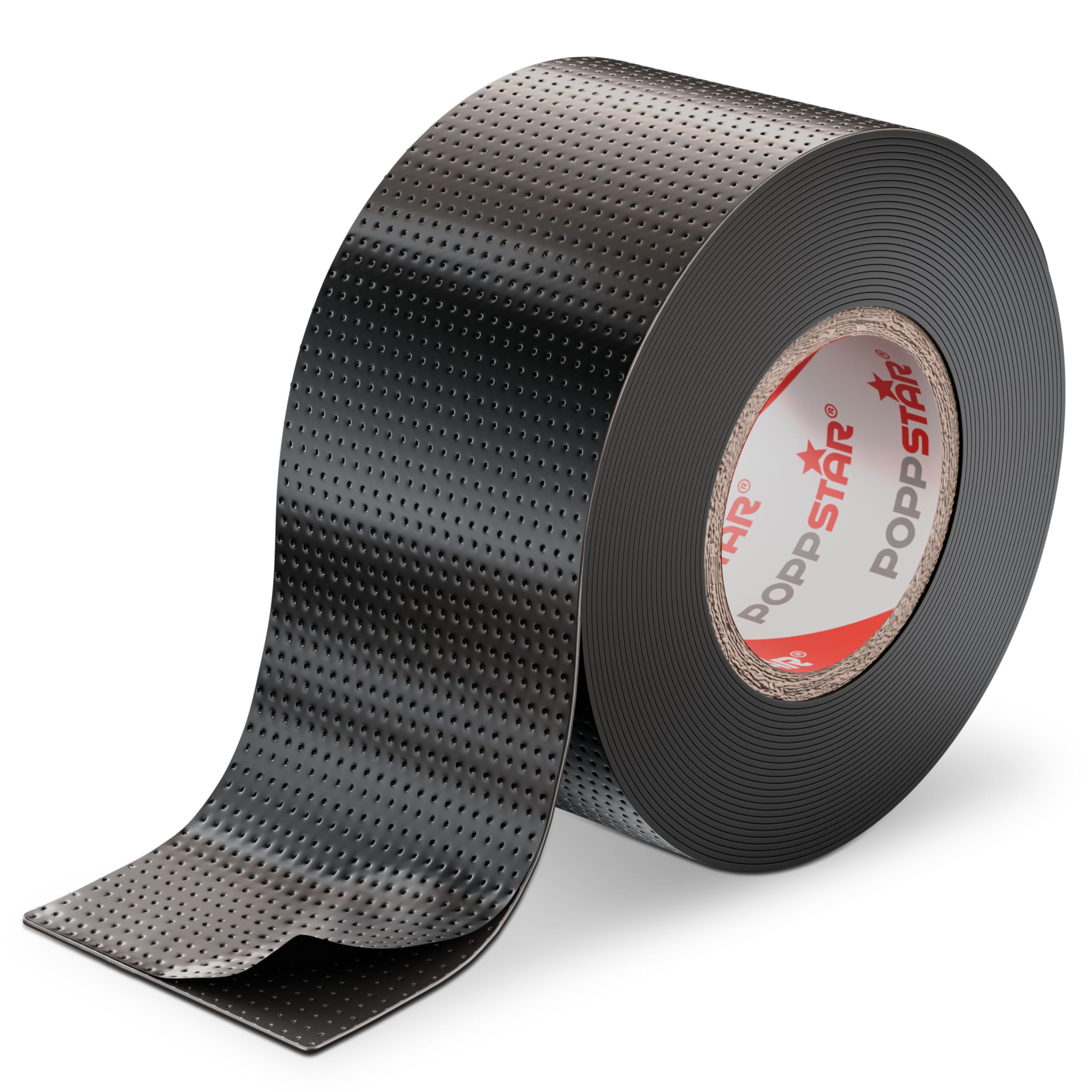 POPPSTAR 1x Self-fusing Universal Insulating Tape, Sealing Tape, LxWxH 5m x 38mm x 0.76mm, Black — image 1